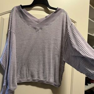 We The Free by Free People thermal sweater, tee size S